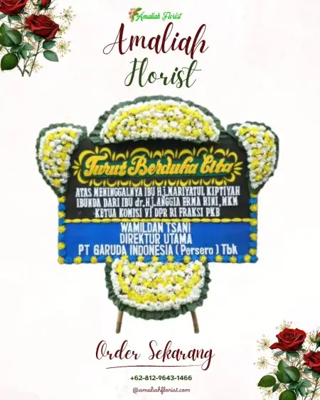 Papan Bunga Duka Garden Party Bekasi